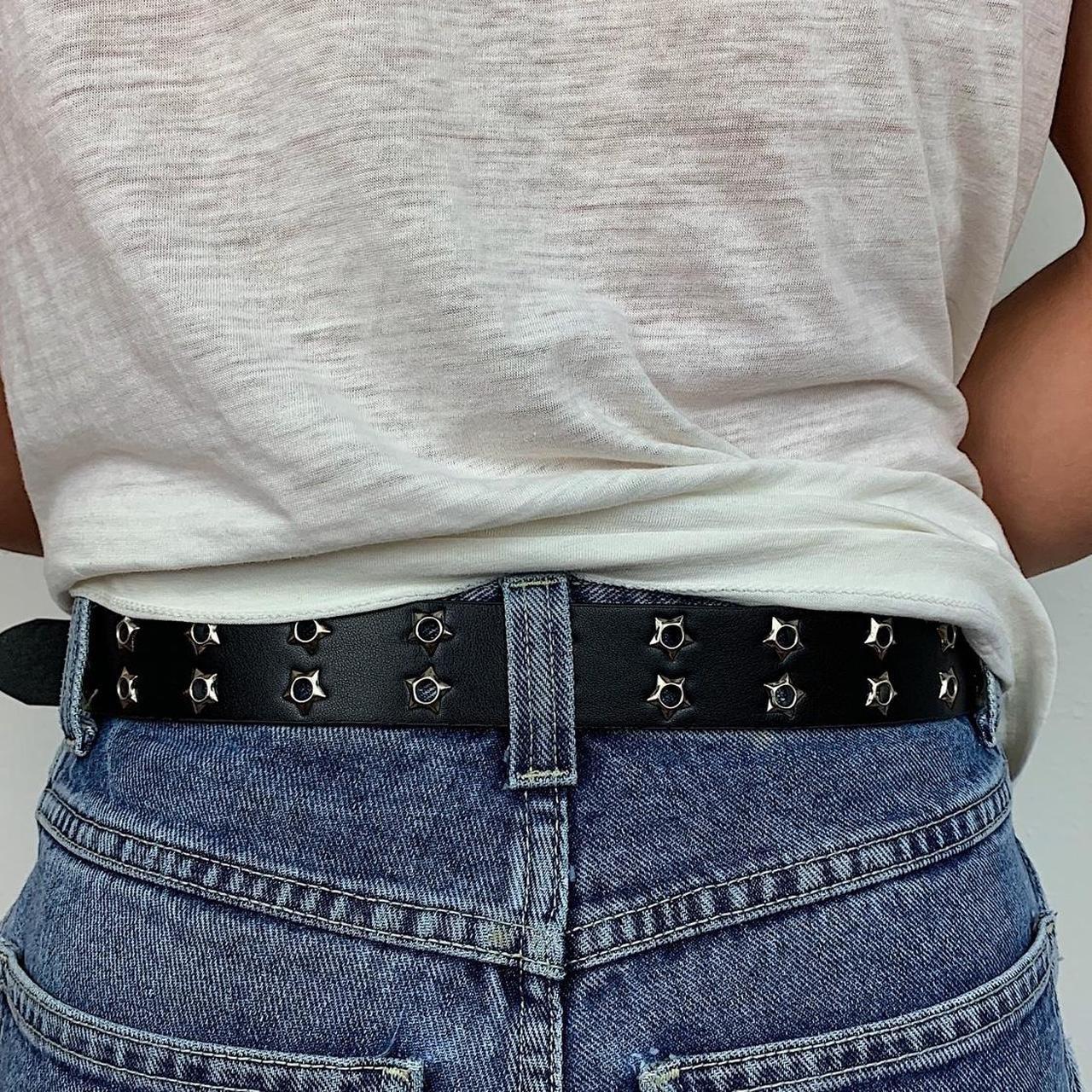 Black Studded Belt