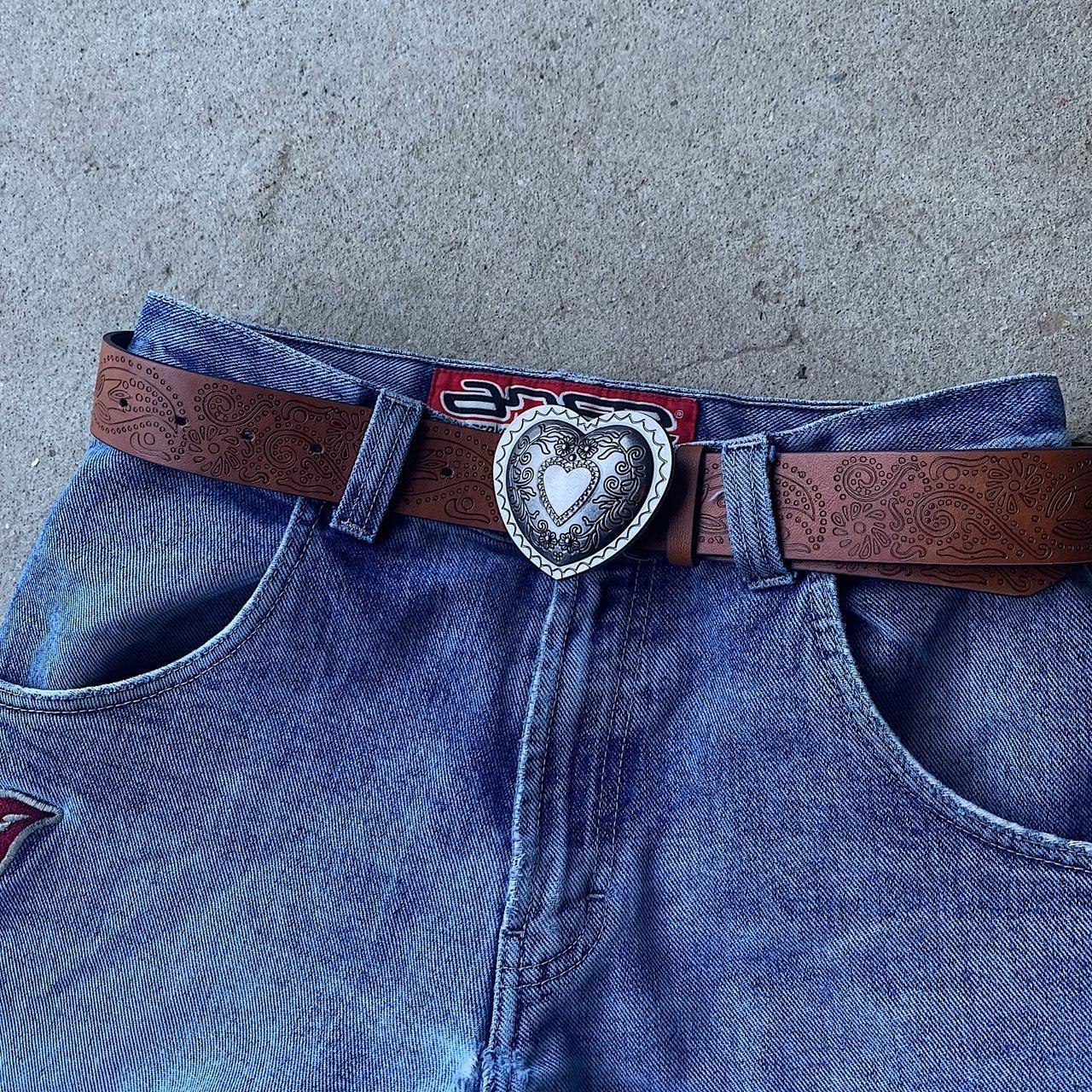 Vintage Heart Buckle Belt