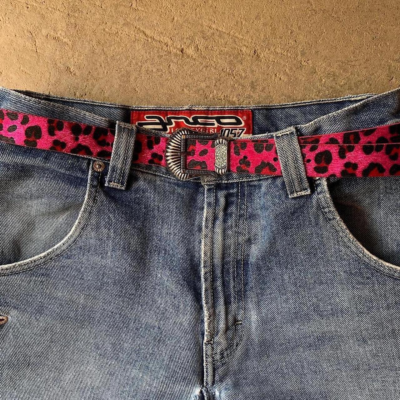 Pink Cheetah Print Belt